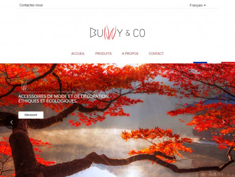 Créer un site internet Cognac, Charente : Bunny and Co : des accessoires de mode éthiques et écologiques