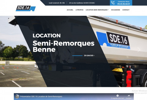 Création site internet pour les sociétés de location de véhicules, Mérignac (Charente)