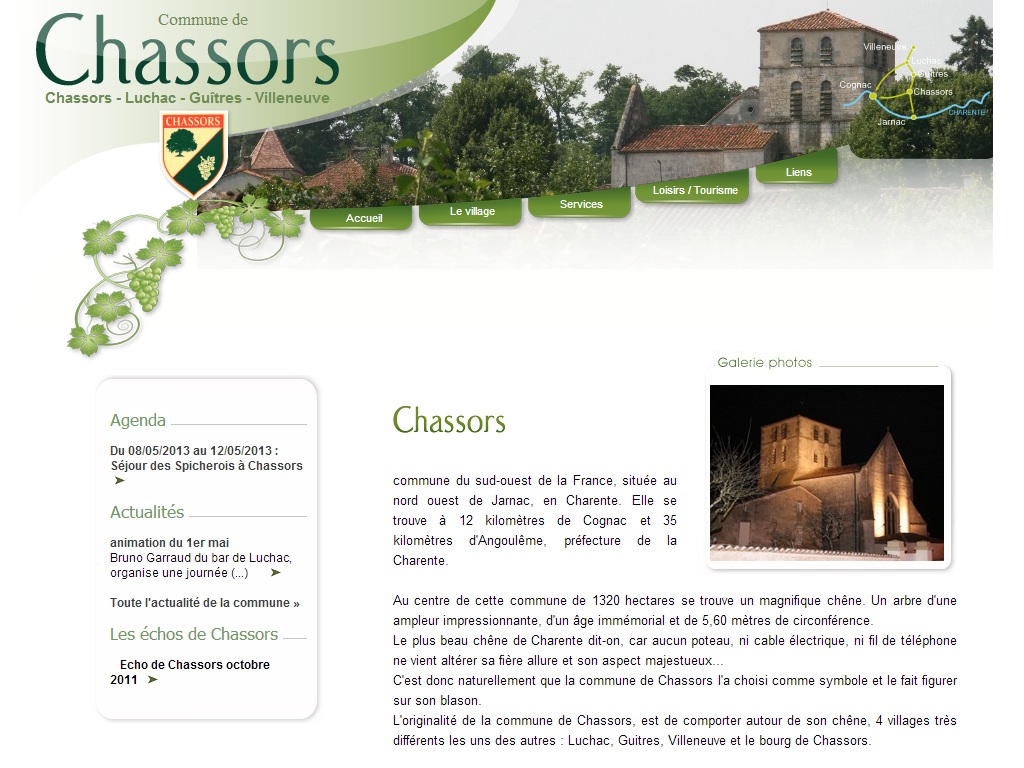 Mairie de Chassors, Charente