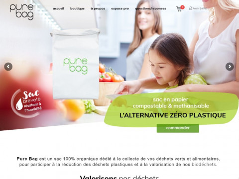 Purebag : Sacs poubelle compostables et méthanisables, Cognac (Charente)