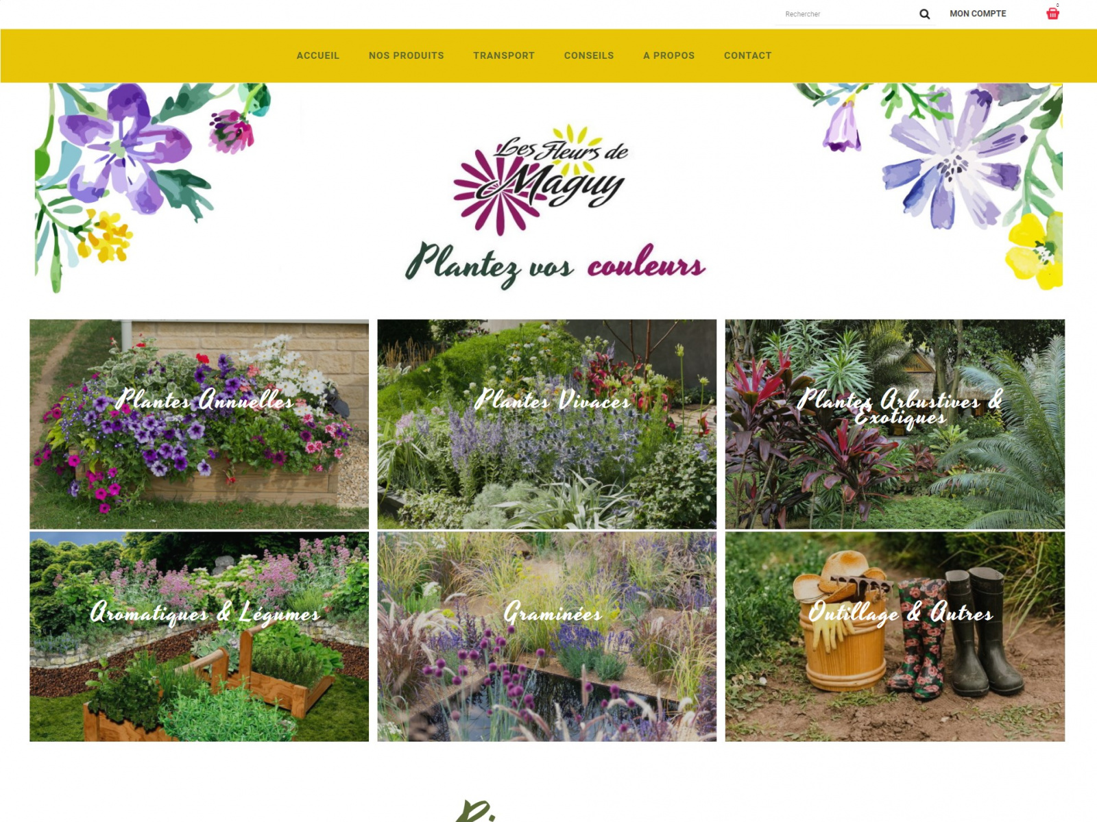 Les Fleurs de Maguy - E-Commerce