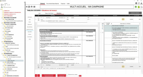 Développement Windev : Développement d'un logiciel de gestion de comptes rendus de chantier et classement de documents près de Lyon